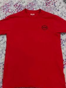 Red Solid Tshirt