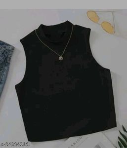 Sleeveless Black Top