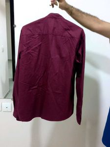 Maroon Casual Shirt