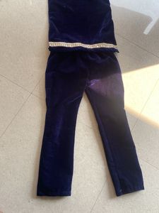 Velvet Kurta Pajama Set