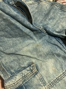 High Waisted H&amp;m Cargo Jeans💙🎞️