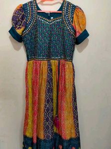 Multicolor Ethnic Gown