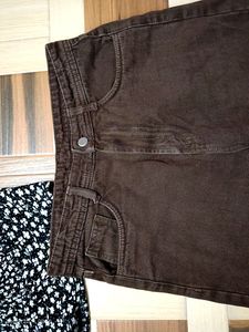 Price Drop‼️‼️Trendy Brown Loose Fit Jeans