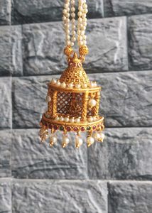 Fancy Temple Jewellery + Earring