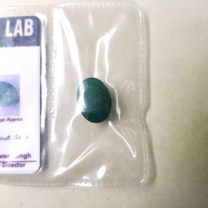 SSGTL7.60 CTS  natural Zambian green emrald Panna