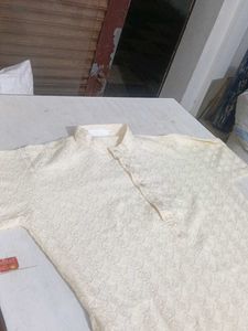 Kurta  Pazama Chikan EmbroideryTransparent Sequenc