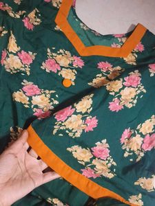 Floral Print Kurta