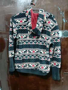 Hoodie with Reindeer i