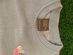 Kangarro Kids Sweater Sky Blue Colour