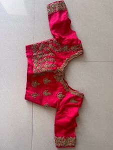 Embroidery And Diamond Work Bride Lehnga