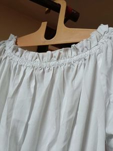 NEW WHITE TIERED DRESS