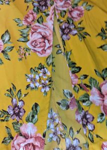 Yellow Puff Sleeve Dress