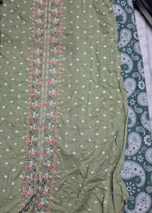 Elegant Green Embroidered Kurta