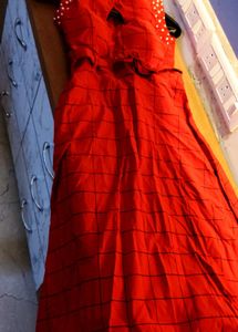 Valentine&#39;s Day Special Women&#39;s Red Maxi Dress