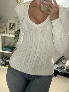 Cream Cable Knit Sweater