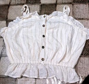 Ruffle Detail Cami Top