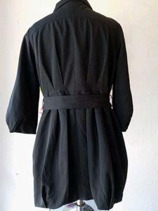 Chic Black Trench Coat