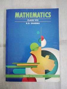 RD Sharma Class 8 Mathematics Book