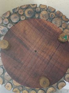 Unique Wooden Chakla Without Belan.