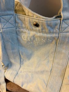Guess Denim Tote Bag