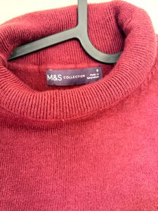 NEW Burgundy Turtleneck Sweater