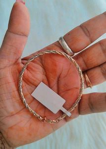 925 Elegant Twisted Bracelet Wth Hallmark