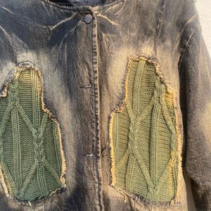 Unique Distressed Denim Jacket