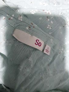 1881. Pastel Top with Bow Detail