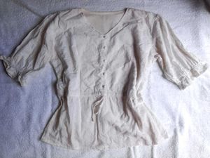 Vintage Inspired White Blouse