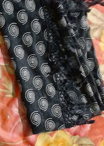 🖤 Dupatta Black Color  🖤