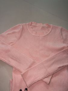 baby Pink Bodyfit Top