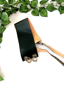 Fancy Black Waist Belt (Women)