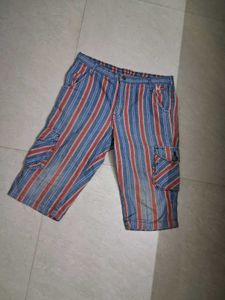 Striped Cargo Shorts