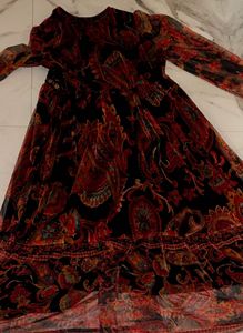 Paisley Print Flowy Dress