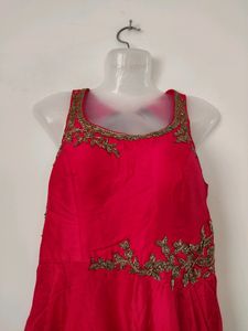 Pink Ethnic Gown (Women&#39;s)