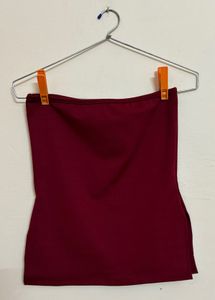 Burgundy Tube Top