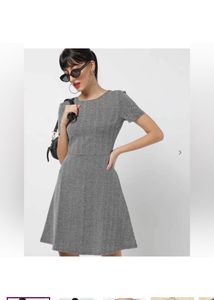 ONLYChevron Pattern Skater Dress