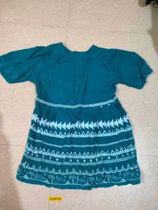Cotton Blend Printed Top