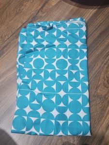 Printed Men&#39;s Cyan Kurta Shirt