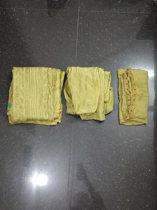 Green Colour Dress With Pant And Dupatta