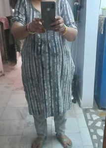 Elegant Grey Kurta Set