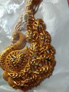 Gold Peacock Pendant