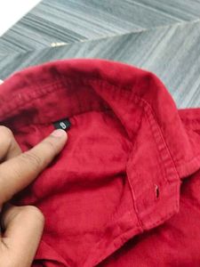 Red Casual Shirt