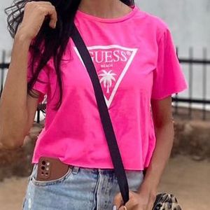 Guess Beach Pink T-Shirt