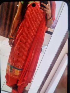 Cotton Silk Printed  Suit