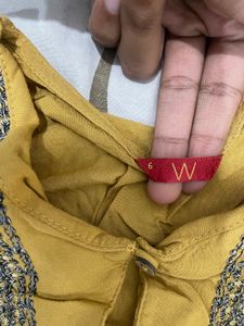 Mustard yellow kurta