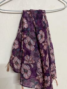 Floral Purple Scarf 💜