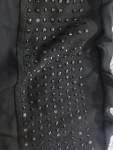 Sparkly Gray &amp; Black Mini Dress