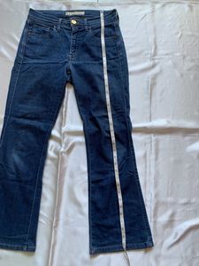 Women Blue Pant Bellbottom Style