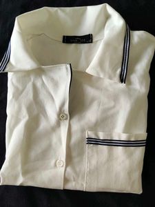 Korean White Shirt - 42